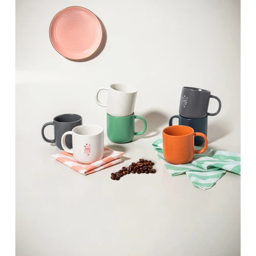 COFFEE CONSTELLATION. Kerámia kávés bögre 75 ml Pasztell fehér 