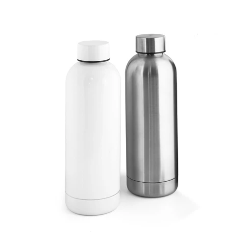 ODIN METTALIC. Palack 90%-ban újrahasznosított rozsdamentes acélból, 550 mL Sötétkék 