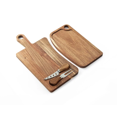 CAPER. Acacia wood board Sötét natúr 