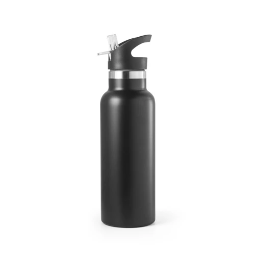 NORTON. Rozsdamentes acél palack PP kupakkal 570 ml Fekete 