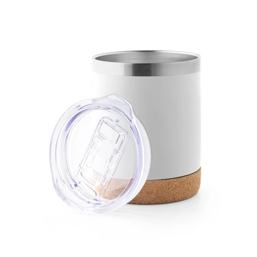 SOLBERG TUMBLER. Rozsdamentes acél utazó pohár 400 ml Fehér 