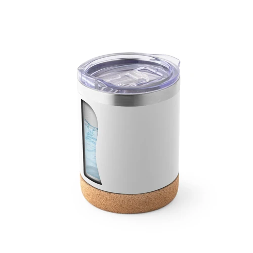 SOLBERG TUMBLER. Rozsdamentes acél utazó pohár 400 ml Fehér 