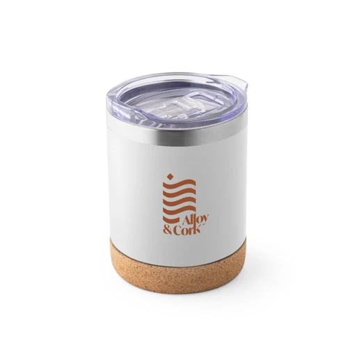SOLBERG TUMBLER. Rozsdamentes acél utazó pohár 400 ml Fehér 