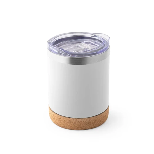 SOLBERG TUMBLER. Rozsdamentes acél utazó pohár 400 ml Fehér 