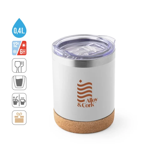 SOLBERG TUMBLER. Rozsdamentes acél utazó pohár 400 ml Fekete 