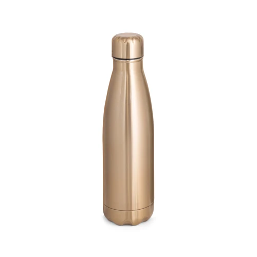 SHOW METALLIC. Rozsdamentes acél palack matt fémes bevonattal 510 ml Szatén arany 