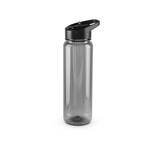 GILMORE. Újrahasznosított PET (100% rPET) sport palack fényes, áttetsző kivitelben 750 ml Fekete 