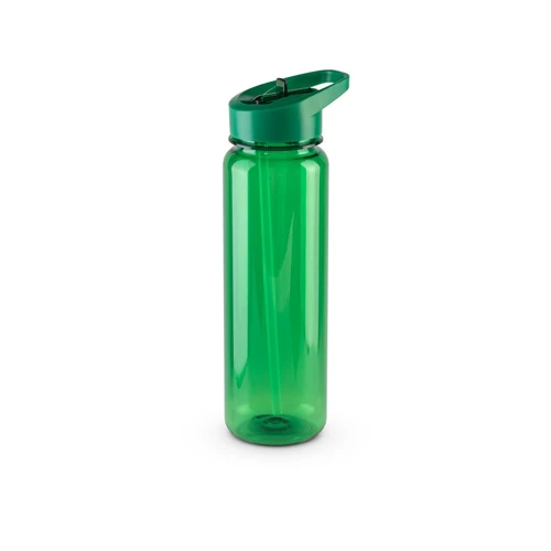 GILMORE. Újrahasznosított PET (100% rPET) sport palack fényes, áttetsző kivitelben 750 ml Zöld 