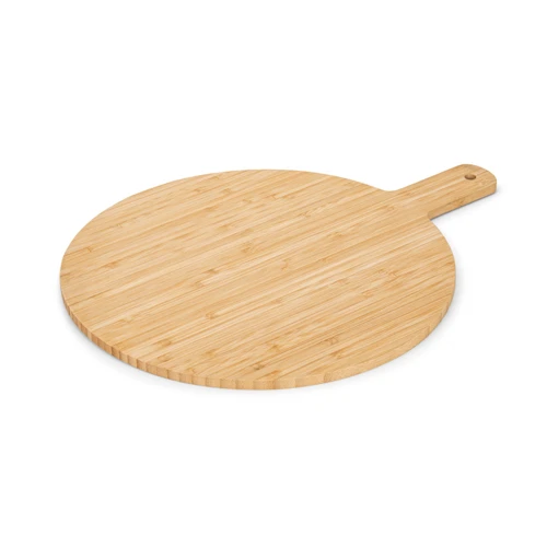 CHEESANO. Kerek alakú bambusz tálalódeszka Natúr 