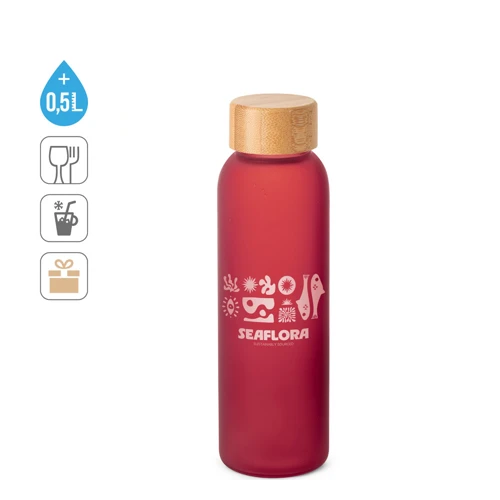 LILLARD GLASS. 520 ml-es matt üvegpalack Királykék 