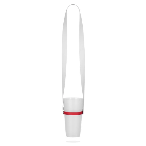 BOLTON. SZETT ZSÁKNYAPÁLCA SUBLIMATION Long II (20 mm) Duo szilikon pohártartóval 302 - Piros 