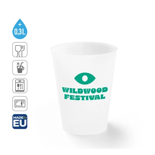 KANE S. PP fesztiválpohár 330 ml Átlátszó 
