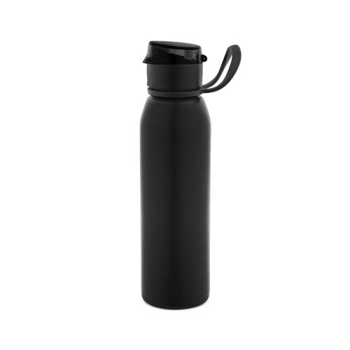 LEMIEUX. Rozsdamentes acél sportkulacs (90% újrahasznosított), 670 ml Fekete 