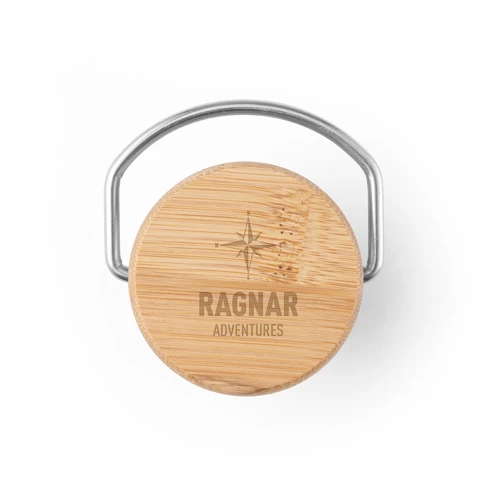 RAGNAR. Vákuumszigetelt rozsdamentes acél (36%-ban újrahasznosított) palack 570 ml Fehér 