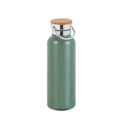 RAGNAR. Vákuumszigetelt rozsdamentes acél (36%-ban újrahasznosított) palack 570 ml Keki zöld 