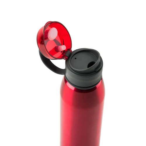 KORVER. Alumínium 650 ml-es sportpalack Piros 