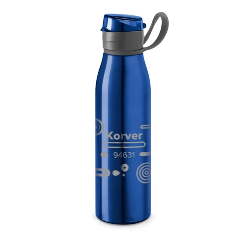 KORVER. Alumínium 650 ml-es sportpalack Királykék 