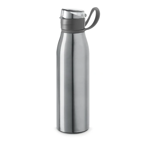 KORVER. Alumínium 650 ml-es sportpalack Szatén ezüst 