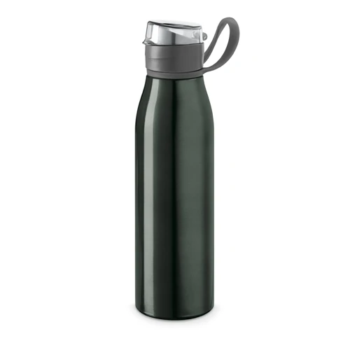 KORVER. Alumínium 650 ml-es sportpalack Sötét fém 