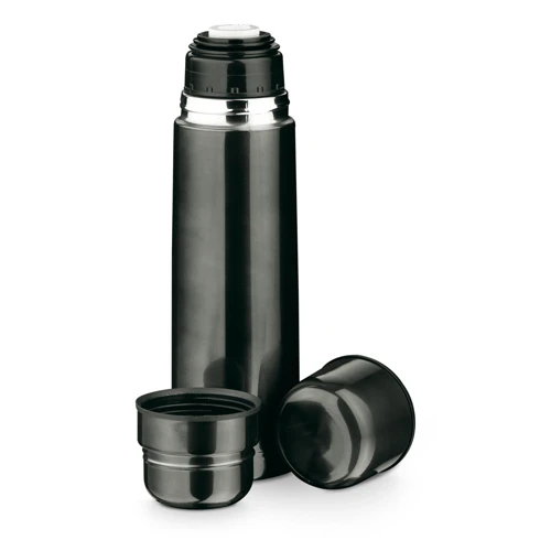 HEAT. Rozsdamentes acél termosz 750 ml Sötét fém 