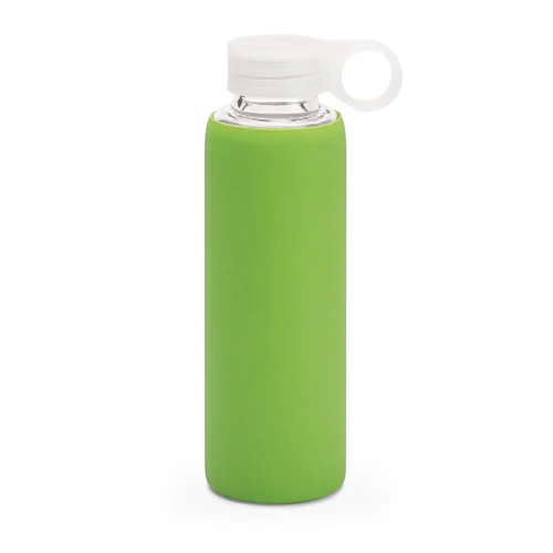 DHABI. Boroszilikát üveg sportpalack 380 ml Világos zöld 