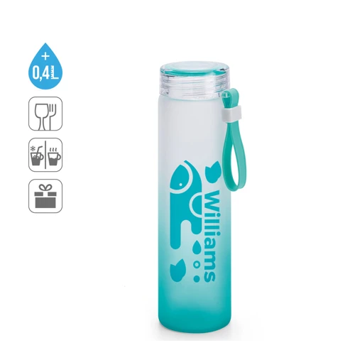 WILLIAMS. Boroszilikátüveg palack és AS kupak 470 ml Királykék 