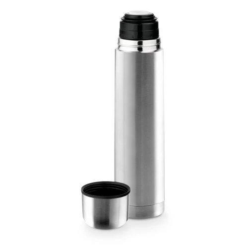 LITER. Rozsdamentes acél termoszos palack 1000 ml Ezüst 
