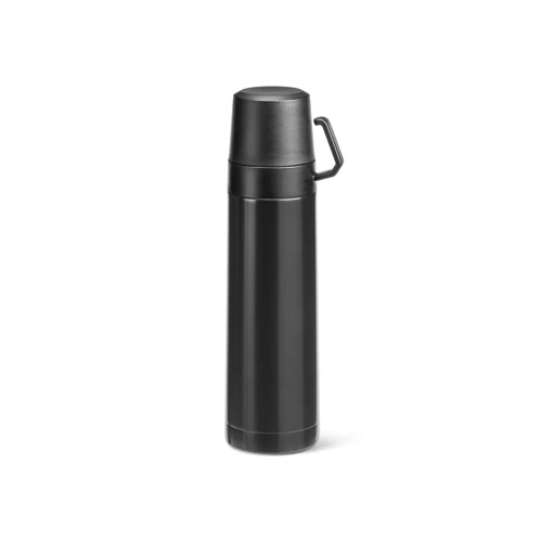 SAFE. Rozsdamentes acél és PP termosz 490 ml Fekete 