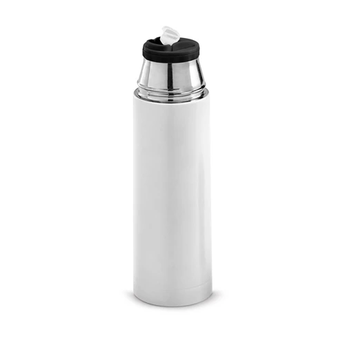 SAFE. Rozsdamentes acél és PP termosz 490 ml Fehér 