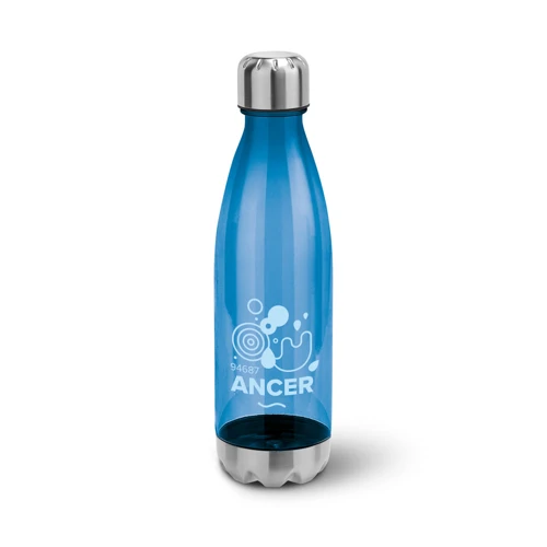 ANCER. AS és rozsdamentes acél sportpalack 700 ml Kék 