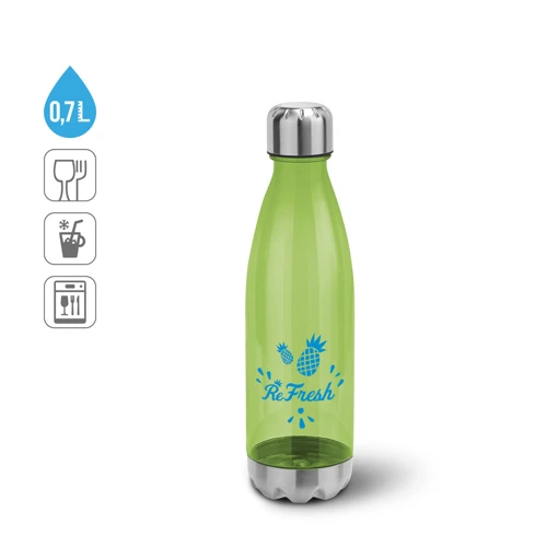 ANCER. AS és rozsdamentes acél sportpalack 700 ml Piros 