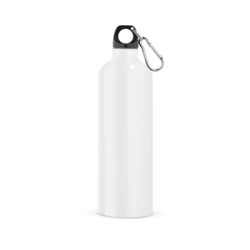 LANDSCAPE L. Alumínium sport palack karabinerrel 800 ml Fehér 