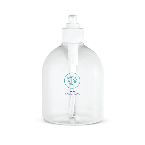 REFLASK 500. Flakon adagolós kupakkal PE-ből és PP-ből 500 mL Fehér 
