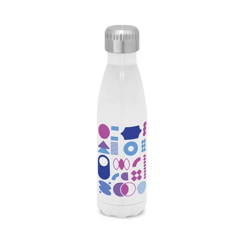 AMORTI M. Rozsdamentes acél termosz palack - szublimációs 510 ml Fehér 