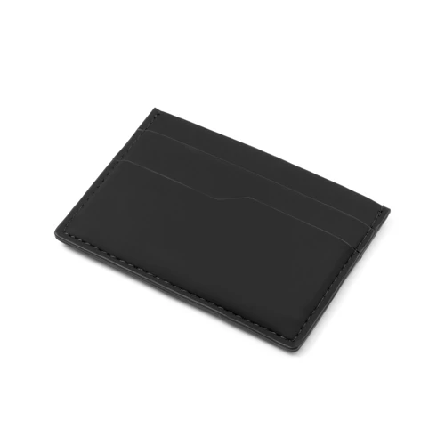 VENTURE WALLET. PU kártyatartó 5 kártyához RFID-blokkolással Fekete 