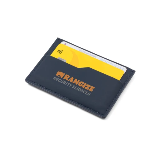 VENTURE WALLET. PU kártyatartó 5 kártyához RFID-blokkolással Kék 