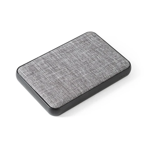 RENEWAL BATTERY. Power bank 5.000 mAh újrahasznosított PET-ből (100% rPET) Szürke 