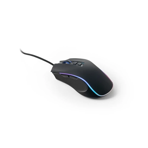 THORNE MOUSE RGB. Gamer egér 1.5 méteres kábellel és ABS RGB LED világítással Fekete 