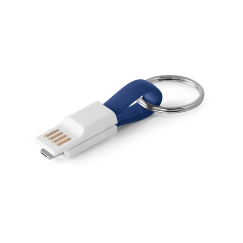 RIEMANN. USB-kábel 2 az 1-ben csatlakozóval ABS-ből és PVC-ből Fekete 