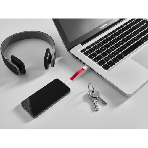 RIEMANN. USB-kábel 2 az 1-ben csatlakozóval ABS-ből és PVC-ből Fekete 