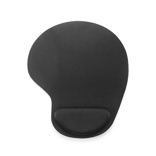 NORBERT. Ergonómikus egérpad, hosszabb használatra tervezve Fekete 