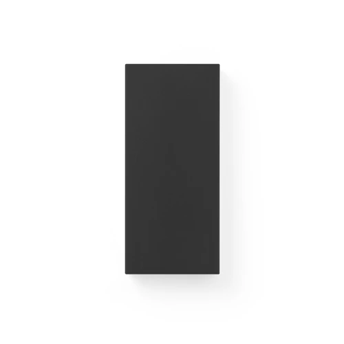 DOROTHY 5. 5.000 mAh kapacitású power bank újrahasznosított lumínium (100%-ban rAL) Fekete 