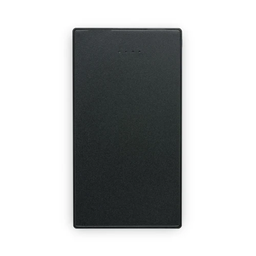 DENNING. 5.000 mAh vékony, rozsdamentes acélból készült power bank Fekete 