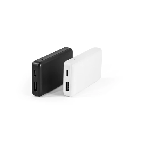 SHERYL. Power bank 4.000 mAh újrahasznosított ABS-ből (100% rABS) Fehér 