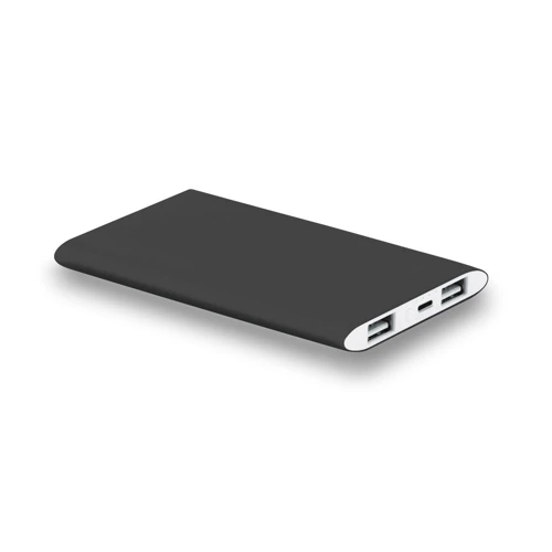 NOBEL. Power bank 7.200 mAh újrahasznosított alumíniumból (100% rAL) Fekete 