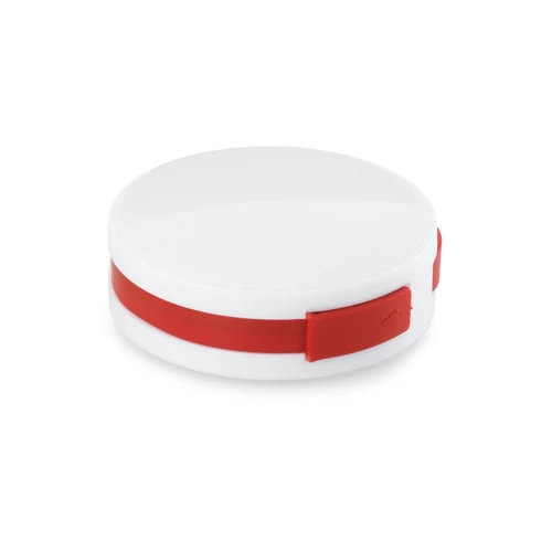 GARDNER. HUB kábellel és 4 USB-A porttal ABS-ből Piros 