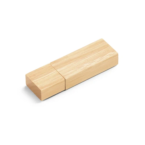 VENTER 16GB. 16 GB-os bambusz USB flash meghajtó Világos natúr 