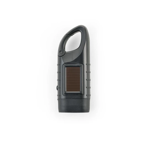 SOLARKY. Kompakt 0'5 W ABS zseblámpa 3 fehér LED-del, 90 lumen fényerővel Fekete 
