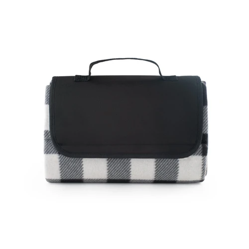 RILEY II. EPE bélésű piknik takaró (180 g/m²) mintával Fekete 