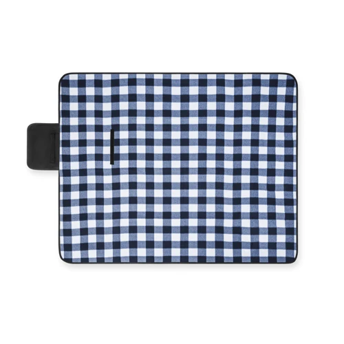 RILEY II. EPE bélésű piknik takaró (180 g/m²) mintával Kék 